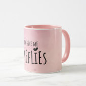 Cute Watercolor Giraffe Mok (Voorkant rechts)