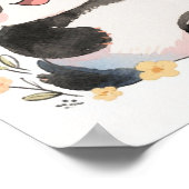 Cute Watercolor Panda Poster -> Aardige waterverf (Hoek)