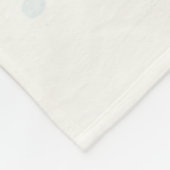 Cute watercolor Polar Bear Winter  Fleece Deken (Hoek)