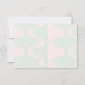 Cute Watercolor Strawberry Blank Cream Off White Notitiekaartje (Achterkant)