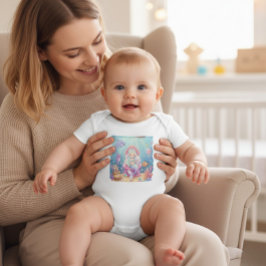 Cute Watercolor Zeemeermin Onder de Zee Bodysuit