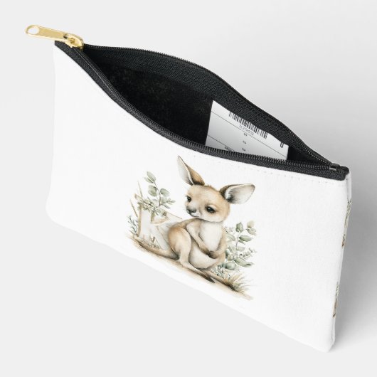 Cute watercolour baby animal alphabet Kangaroo Etui (Open)