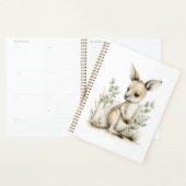 Cute watercolour baby animal alphabet Kangaroo Planner (Display)