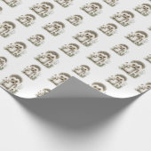 Cute Watercolour Baby Animals Alphabet Hedgehog Cadeaupapier (Hoek)