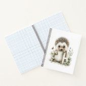 Cute Watercolour Baby Animals Alphabet Hedgehog Notitieboek (Binnen)
