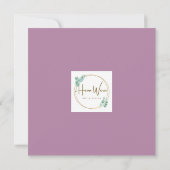 Cute Watercolour Eend Snavel Aan Snavel Blanco  Kaart (Achterkant)