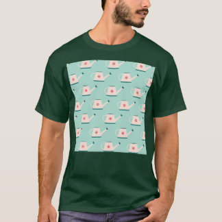 Cute watering cans pattern t-shirt
