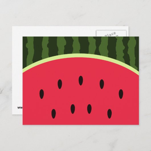 Cute Watermeloen Briefkaart (Voorkant / Achterkant)