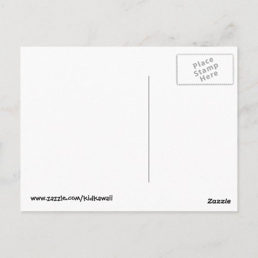 Cute Watermeloen Briefkaart (Achterkant)