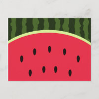 Cute Watermeloen Briefkaart