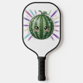 Cute Watermeloen Disco Bal Pickleball Paddle