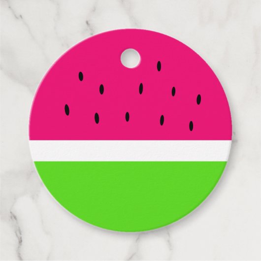 Cute Watermelon Bedankjes Labels (Voorkant)