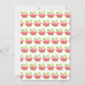 Cute Watermelon Birthday Fruit Salad Kaart (Achterkant)