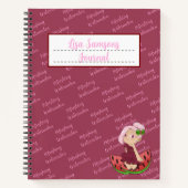 Cute Watermelon Chibi Journal Spiral Notebook Notitieboek (Voorkant)