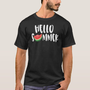 Cute Watermelon Hallo Summer Fruit Vacatio T-shirt