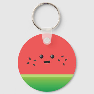 Cute Watermelon, Happy en Cheerful Sleutelhanger