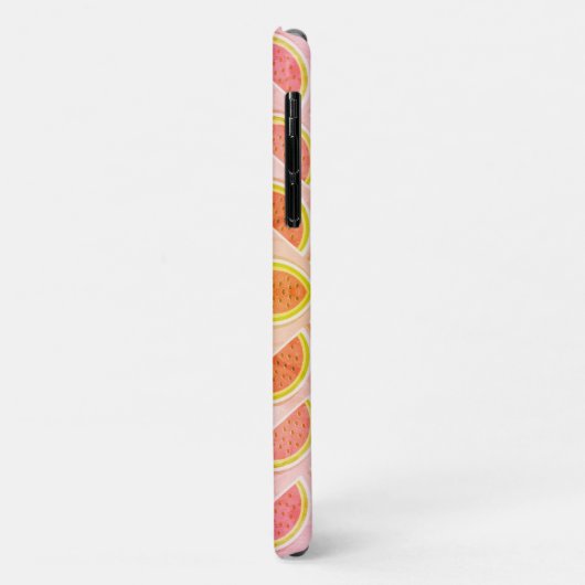 Cute WATERMELON Kaleidoscope MONOGRAM Case-Mate iPhone Case (Achterkant/links)