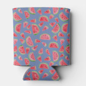Cute watermelon koelbox - voeg uw eigen tekst toe blikjeskoeler (Achterkant)