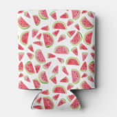 Cute watermelon koelbox - voeg uw eigen tekst toe blikjeskoeler (Achterkant)