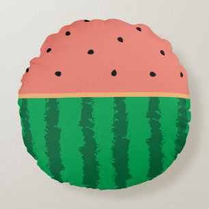 Cute Watermelon One in een Melon Funny Foodie Gekk Rond Kussen