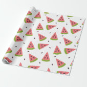 Cute Watermelon Pattern Cadeaupapier (Uitgerold)
