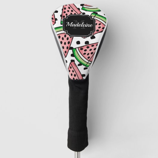 Cute Watermelon Pattern Golfheadcover (Voorkant)