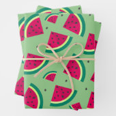 Cute Watermelon Pattern Inpakpapier Vel (In situ)