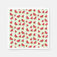 Cute Watermelon Pattern Melon Summer Light Green