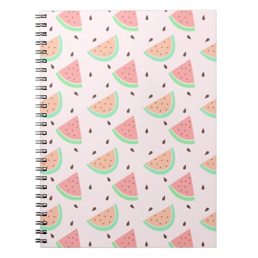 Cute Watermelon Pattern Notitieboek (Voorkant)
