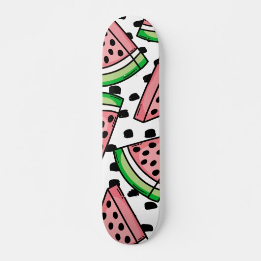 Cute Watermelon Pattern Persoonlijk Skateboard (Voorkant)