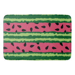 Cute Watermelon Pattern Pink & Green Badmat