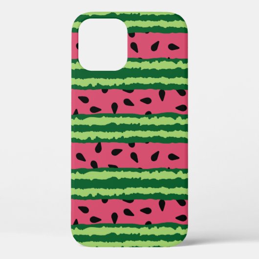 Cute Watermelon Pattern Pink & Green Case-Mate iPhone Case (Achterkant)