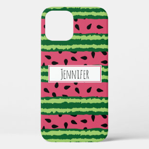 Cute Watermelon Pattern Pink & Green Case-Mate iPhone Case