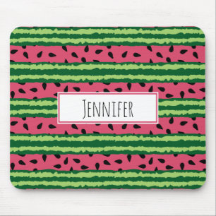Cute Watermelon Pattern Pink & Green Muismat
