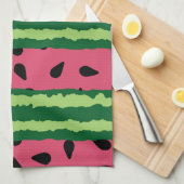 Cute Watermelon Pattern Pink & Green Theedoek (Quarter Fold)