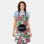 Cute Watermelon Pattern Schort (Gedragen)
