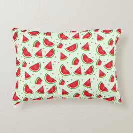 Cute Watermelon Pattern Summertime Fruitmeloen Accent Kussen