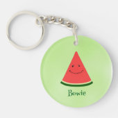 Cute Watermelon Personalized Acrylic Keychain (Voorkant)