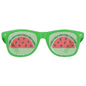 Cute Watermelon Retro Zonnebril (Voorkant)