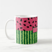 Cute Watermelon Ring and Seeds Personalized Koffiemok (Links)
