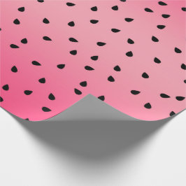 Cute Watermelon Seed Pink Cadeaupapier