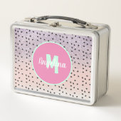 Cute Watermelon Seeds Monogrammed Faux Glitter (Voorkant)