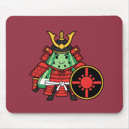 Cute Watermelon Shogun Samurai Warrior Illustratio Muismat