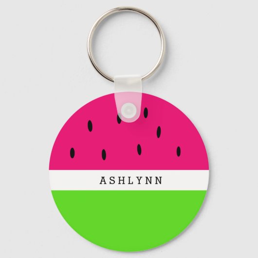 Cute Watermelon Sleutelhanger (Voorkant)