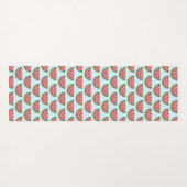 Cute Watermelon Slice Pattern Yogamat (Achterkant (horizontaal))
