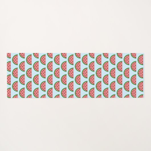 Cute Watermelon Slice Pattern Yogamat (Achterkant (horizontaal))