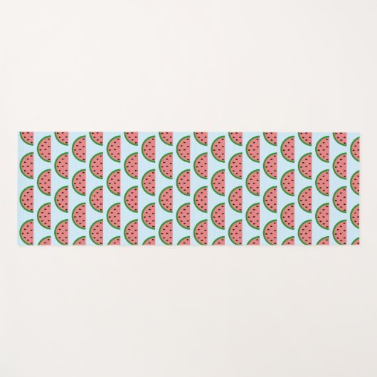 Cute Watermelon Slice Pattern Yogamat (Voorkant (horizontaal))