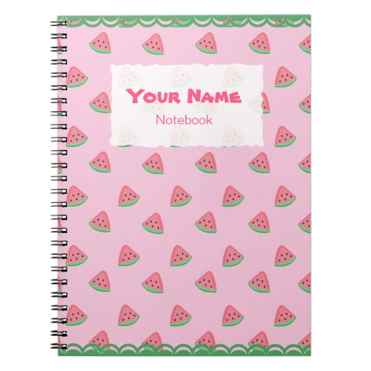 Cute Watermelon Slict Pattern-laptop Notitieboek (Voorkant)