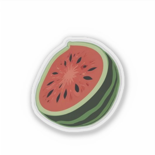 Cute Watermelon Sticker (Voorkant)