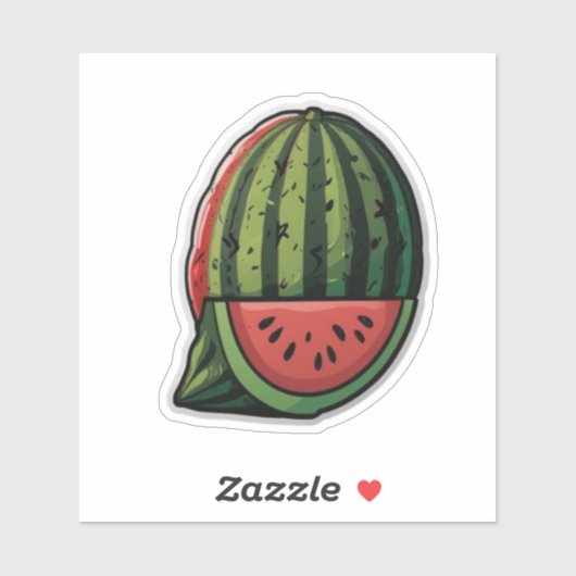 Cute Watermelon Sticker (Vel)
